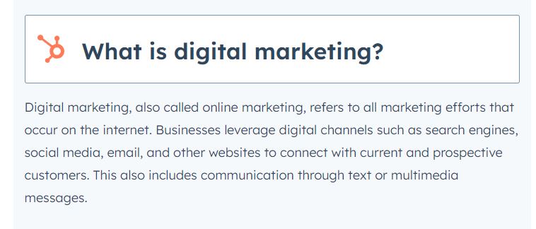 تعریف دیجیتال مارکتینگ از نگاه رسانه Hubspot
